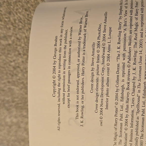 Muggles and Magic Book By J.K. Rowling & The Harry Potter Phenomenon 2004 Copy - Picture 6 of 7